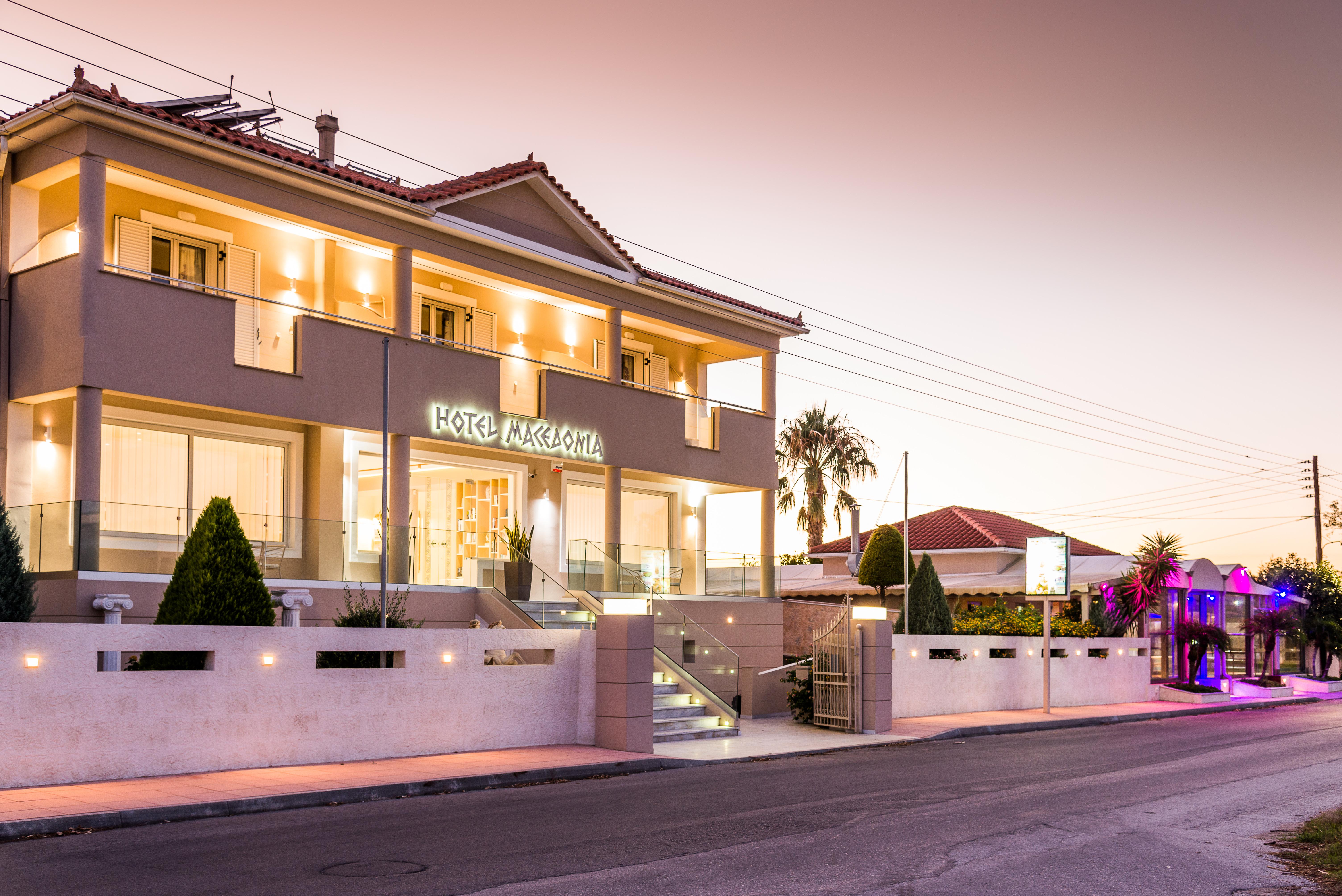 Macedonia Otel Kalamákion Dış mekan fotoğraf