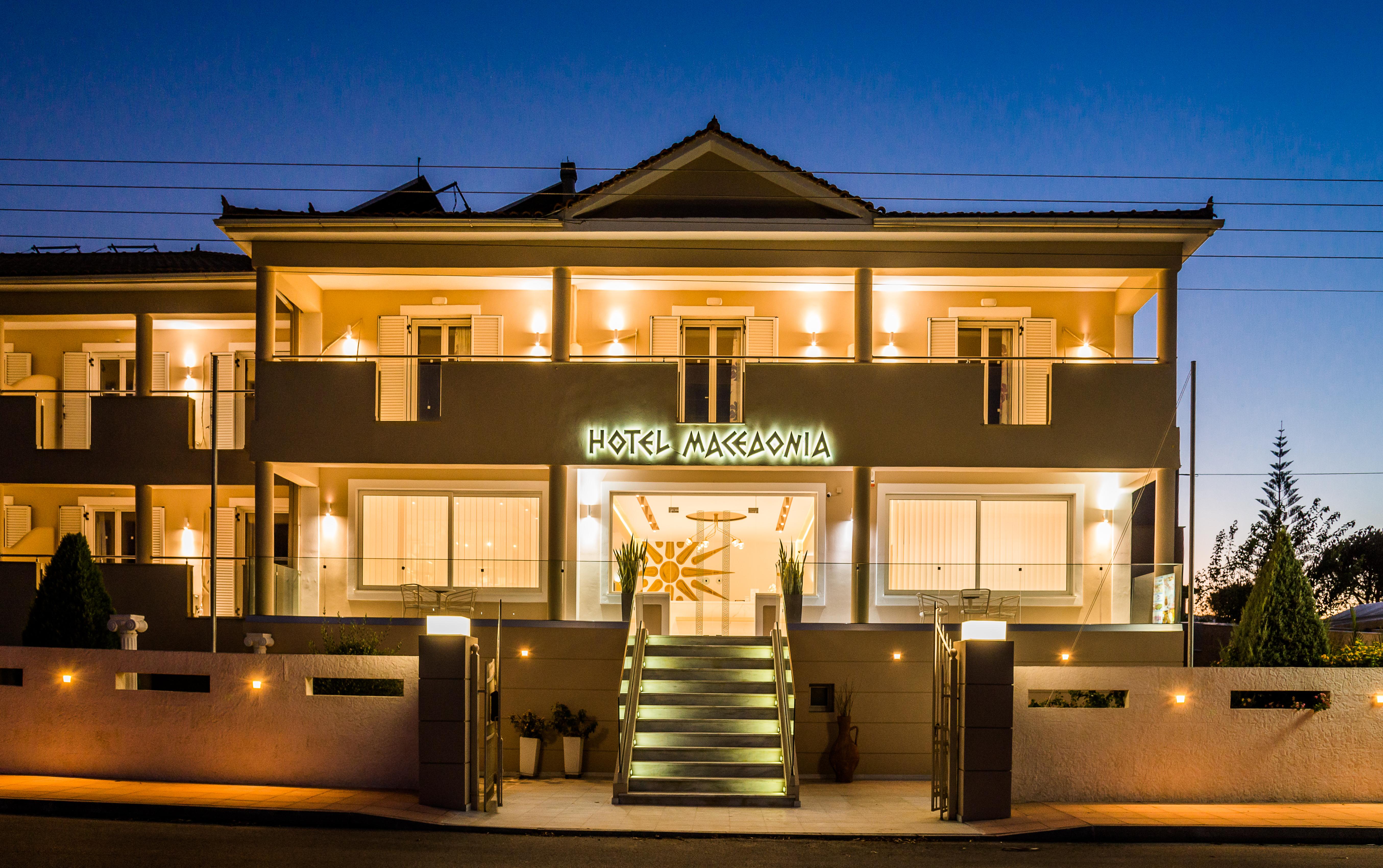 Macedonia Otel Kalamákion Dış mekan fotoğraf